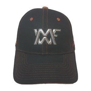 Vintage 3D METAL FABRICATORS & WELDING Hat Trucker Hat Anniversary Black Silver